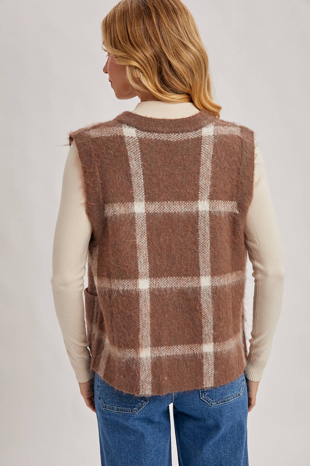 Plaid Sweater Vest
