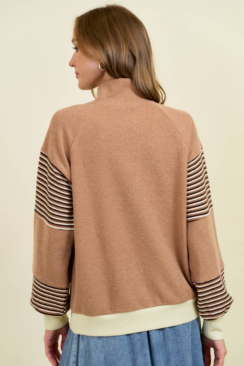 Stripe Long Sleeve Top