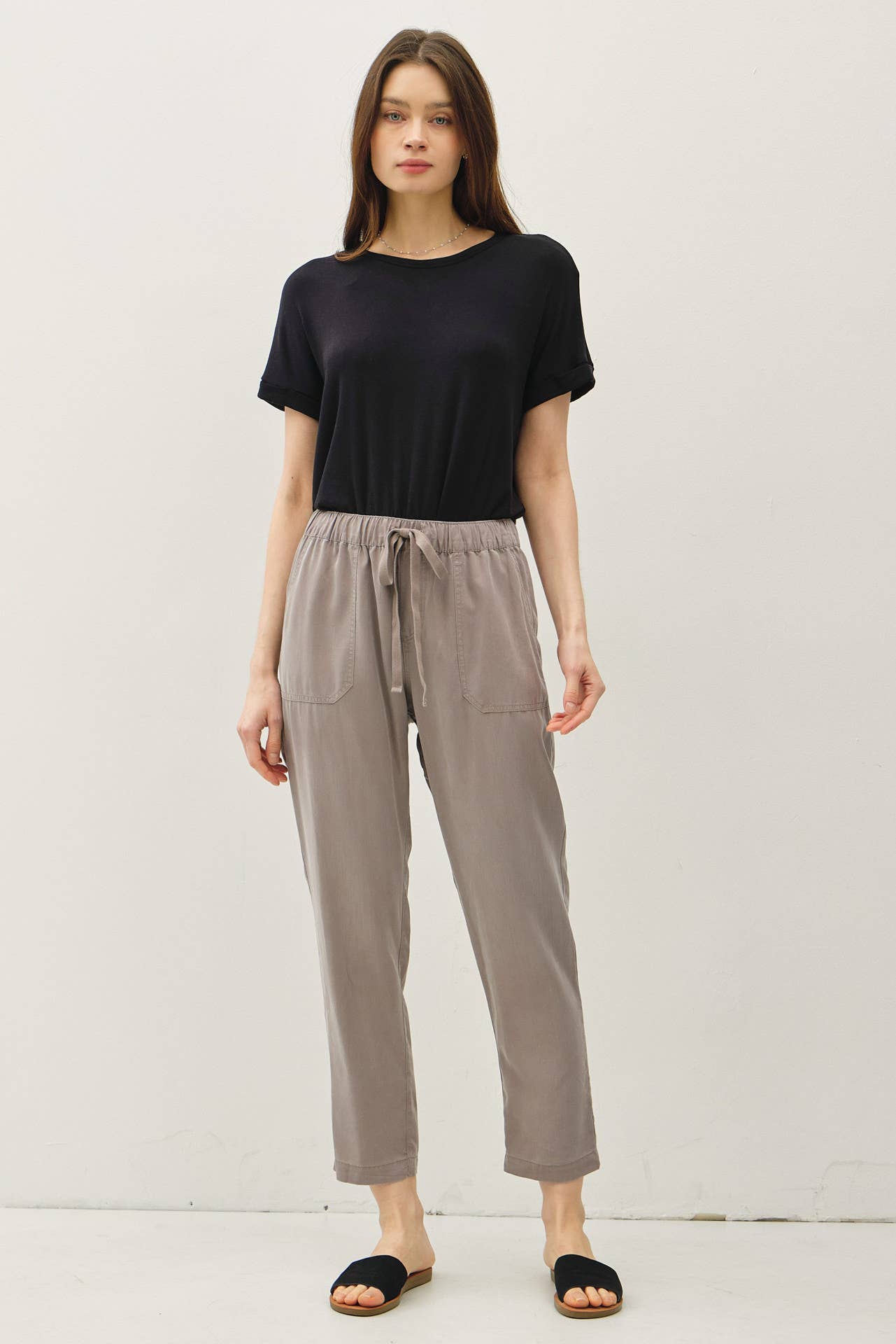 Tencel Tapered Pants
