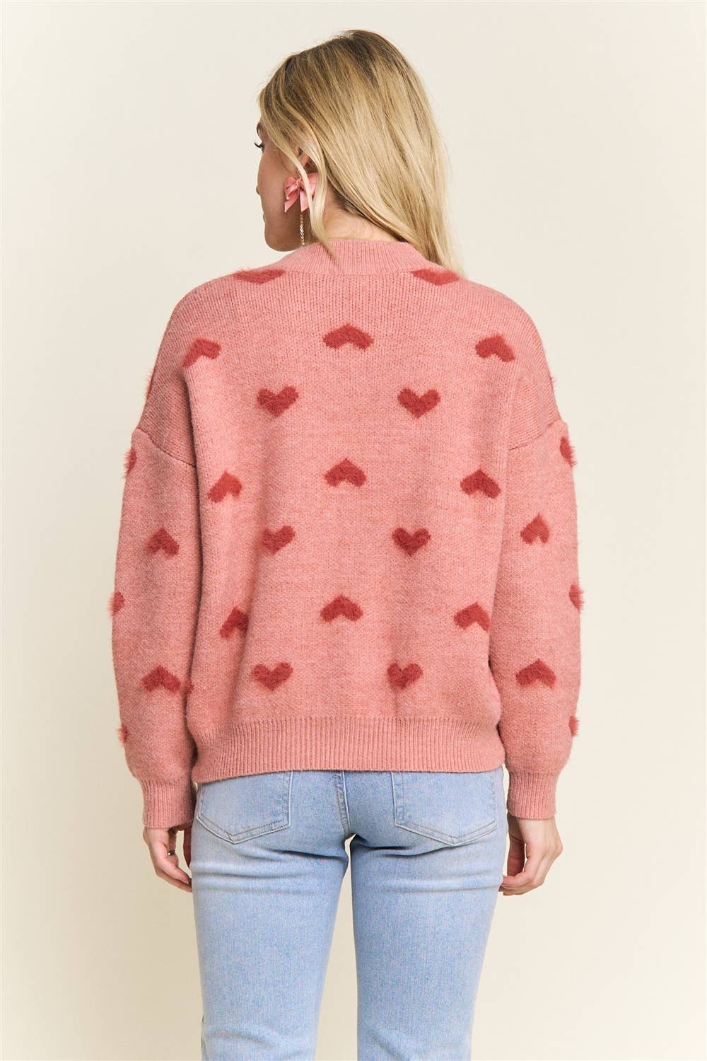 Heart Pattern Sweater