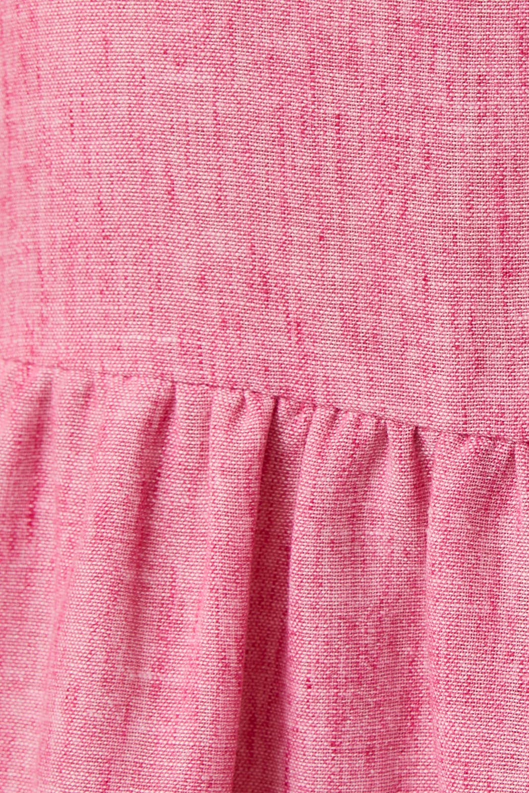 Flutter Sleeve Flare Hem Top