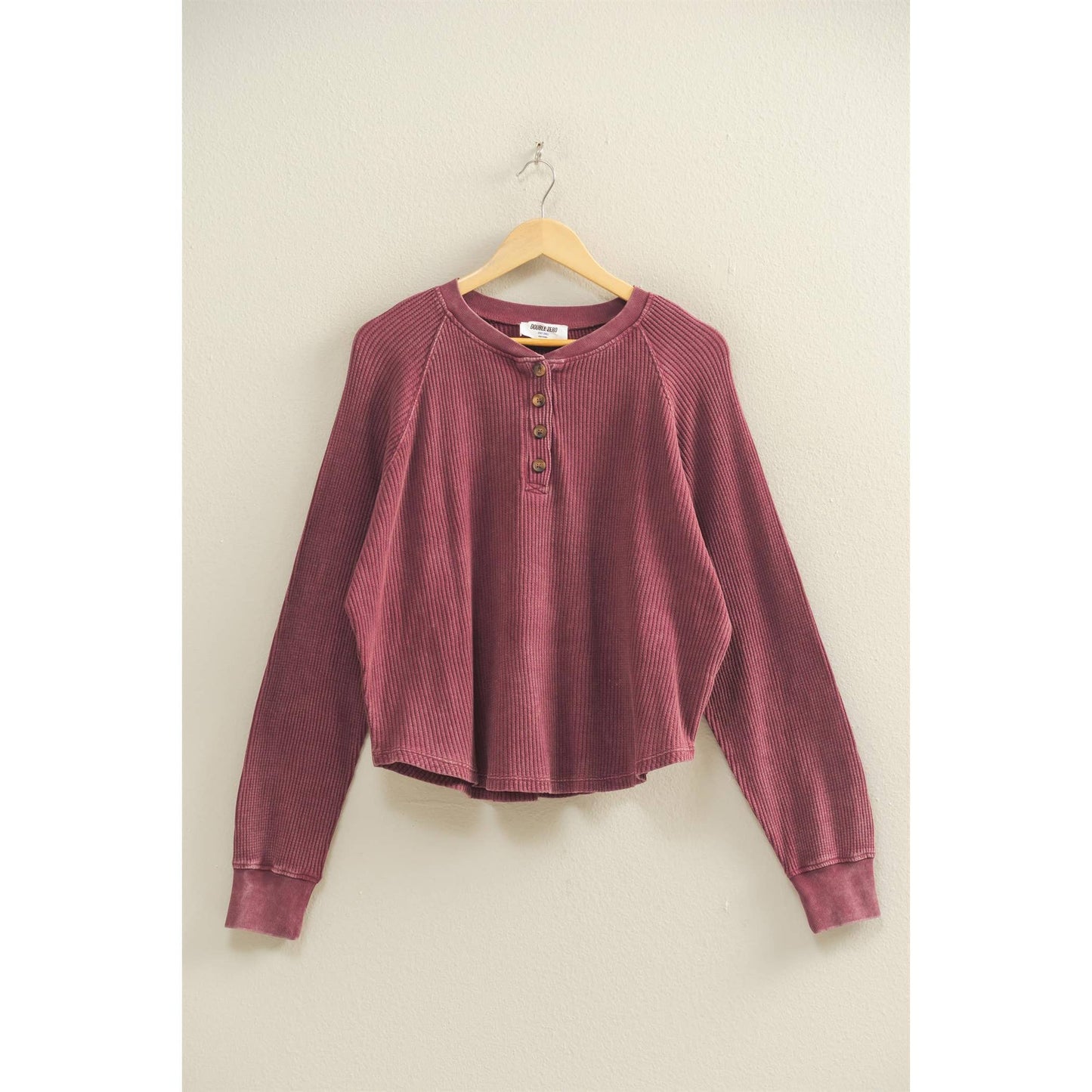Heidi Waffle Raglan Top