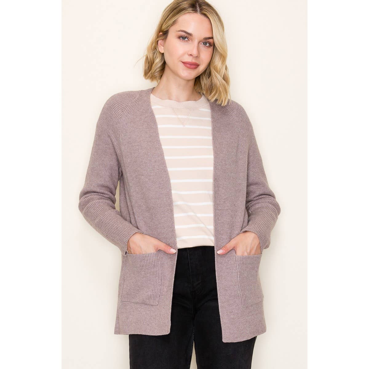 Open Front Cardigan