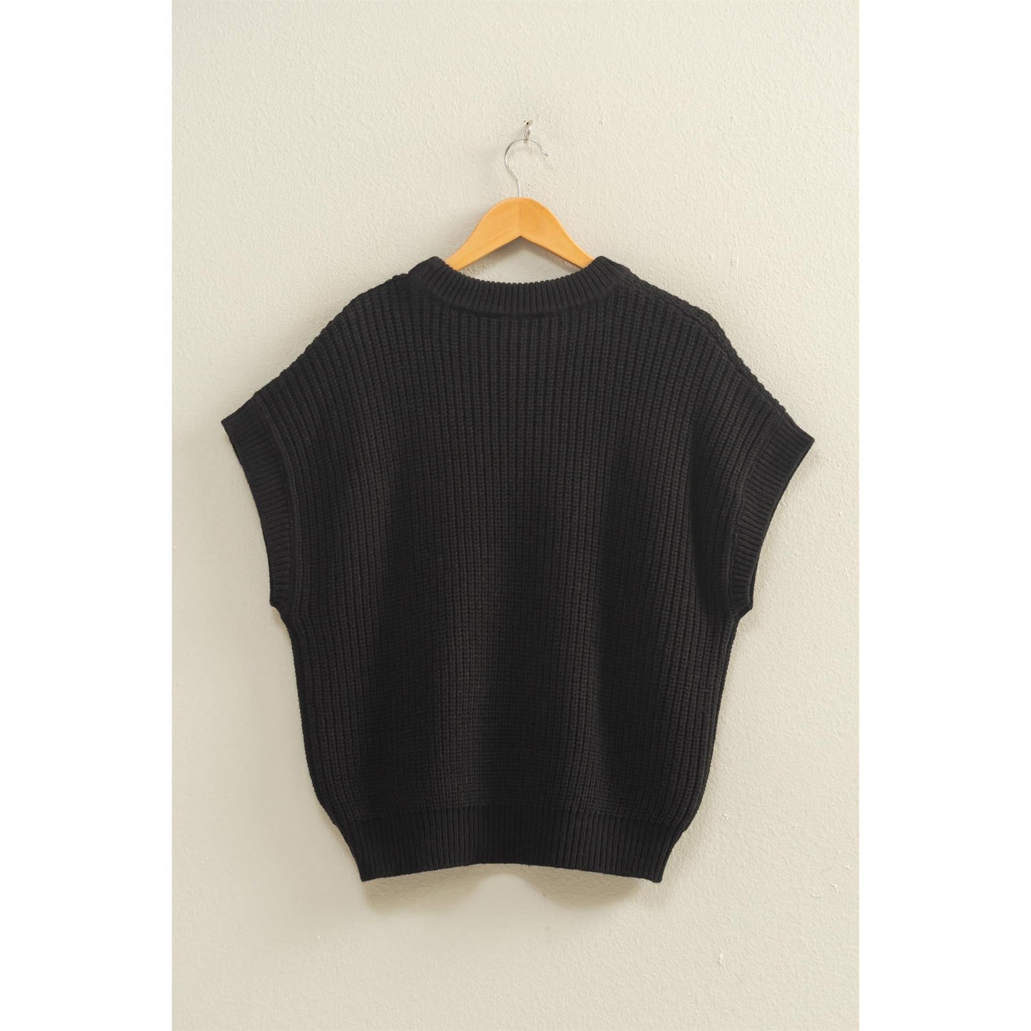 Short Sleeve Oversized Casual Sweater