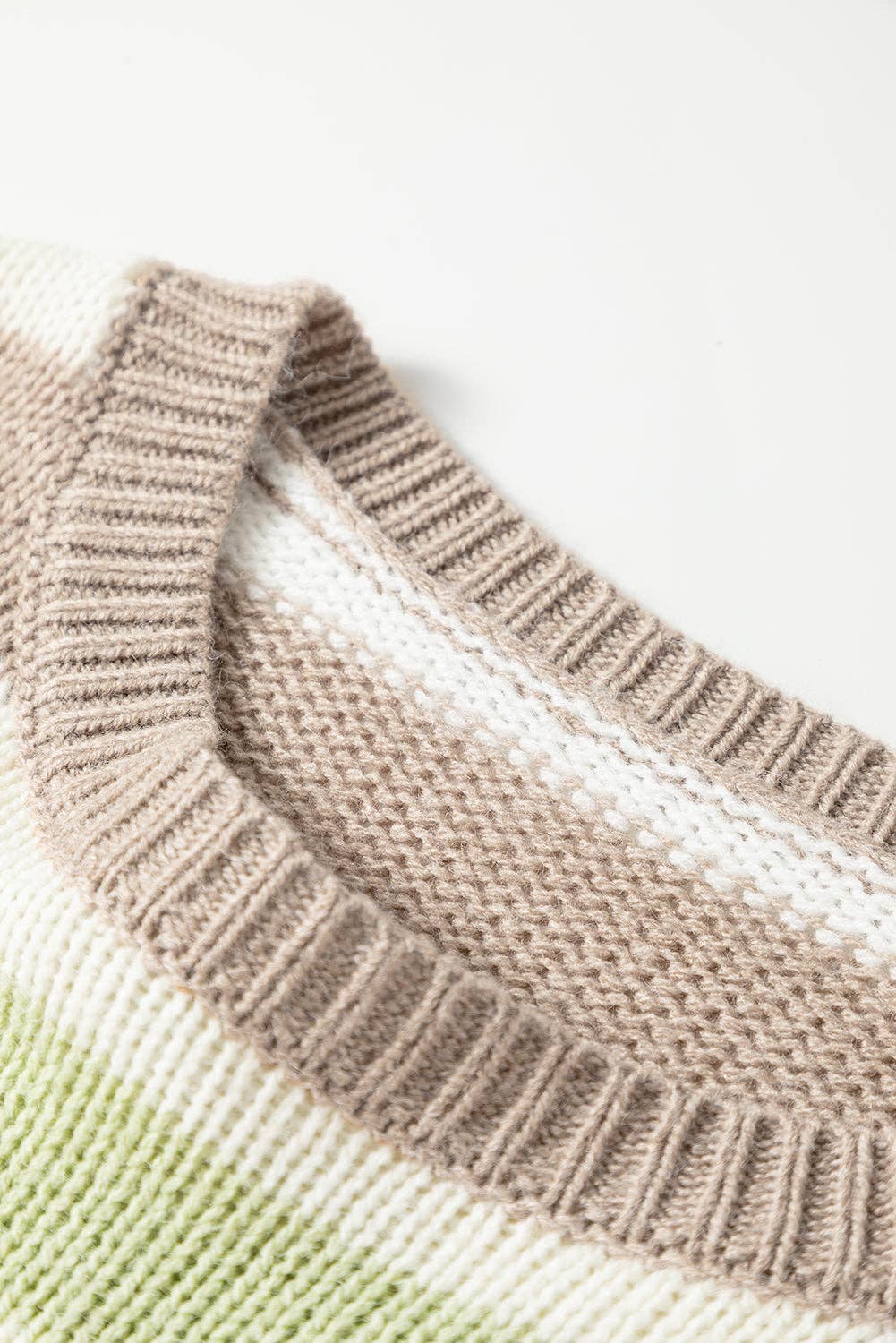 Stripe Crew Neck Sweater