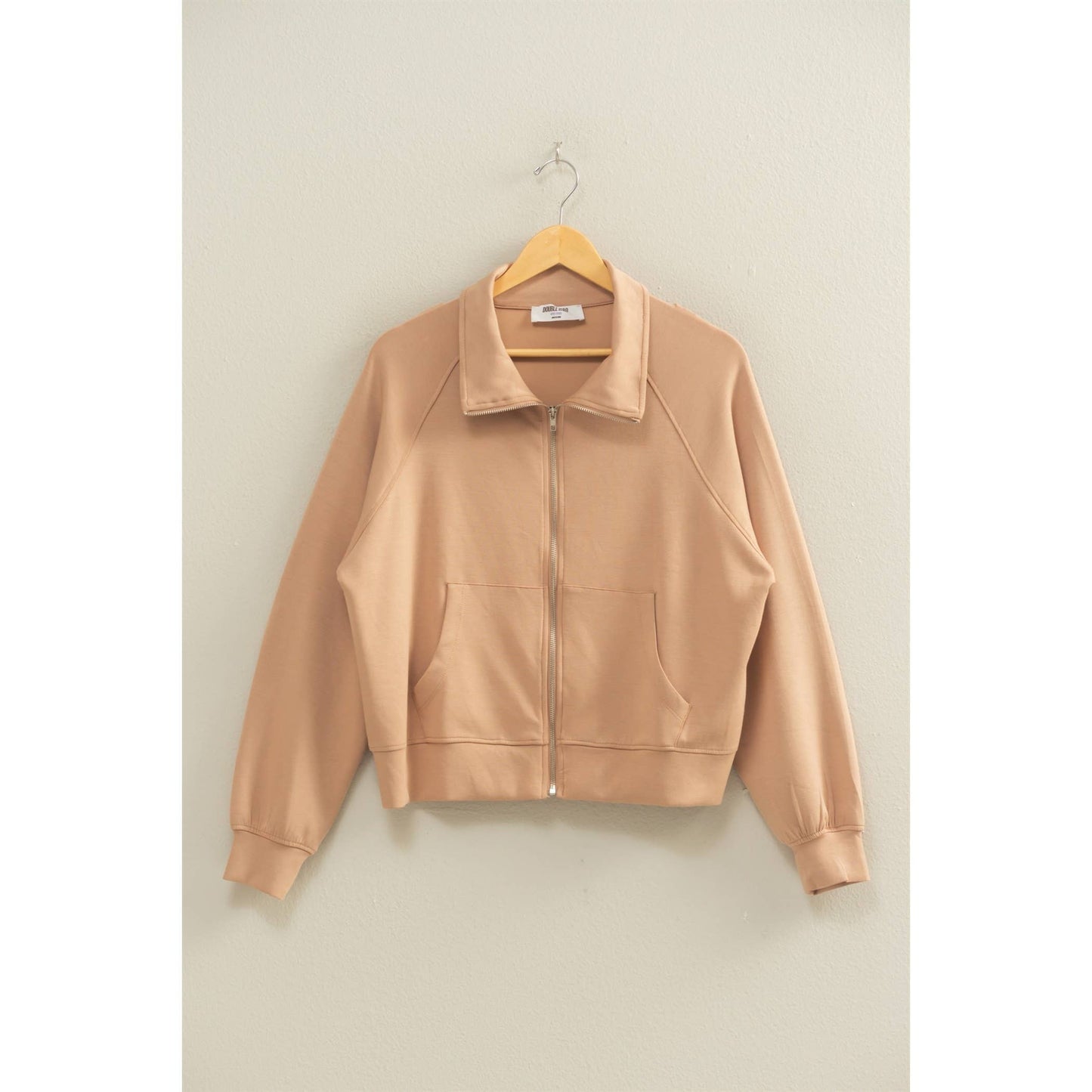 Scuba High Neck Long Sleeve Zip Jacket