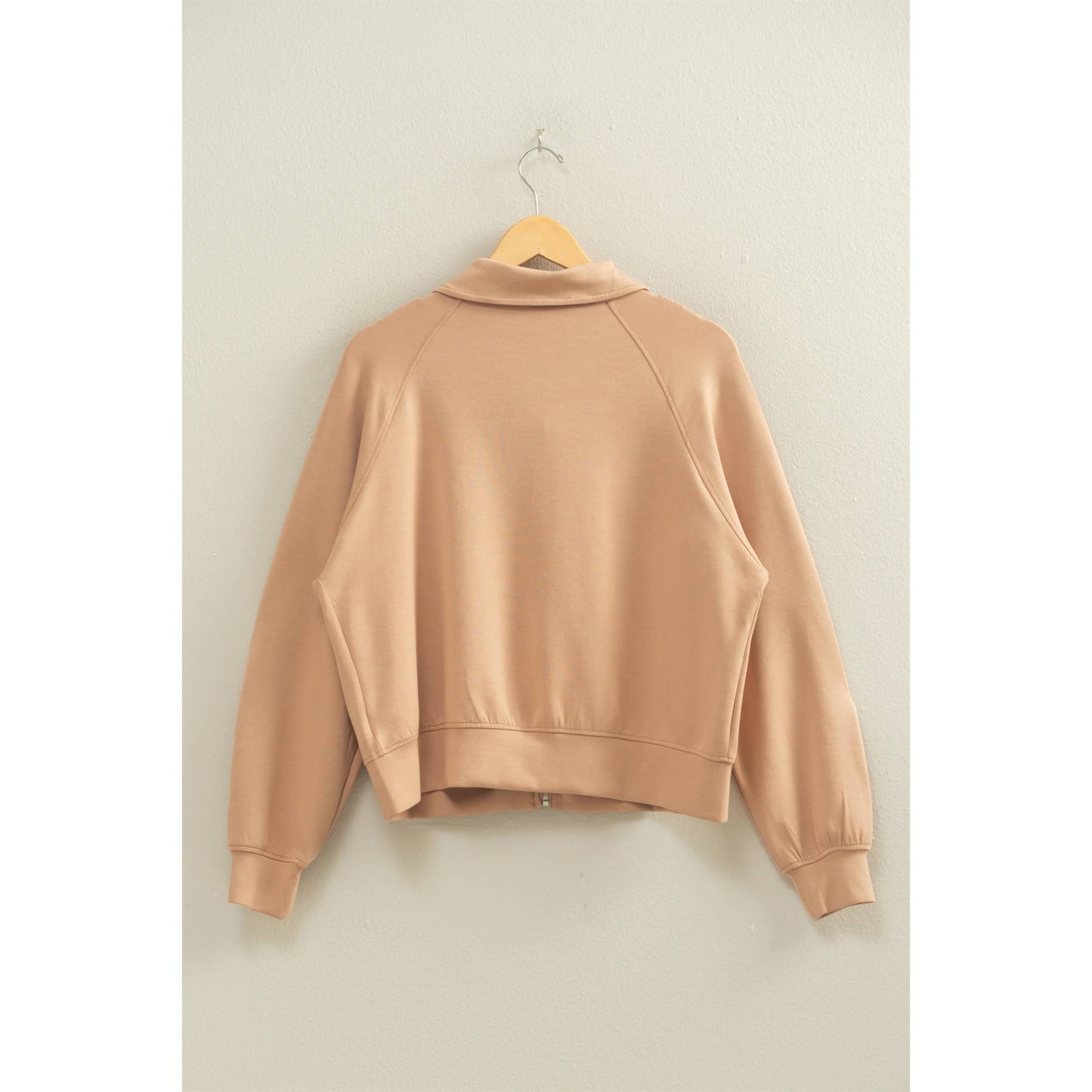 Scuba High Neck Long Sleeve Zip Jacket