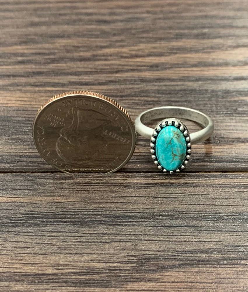 Turquoise Adjustable Ring