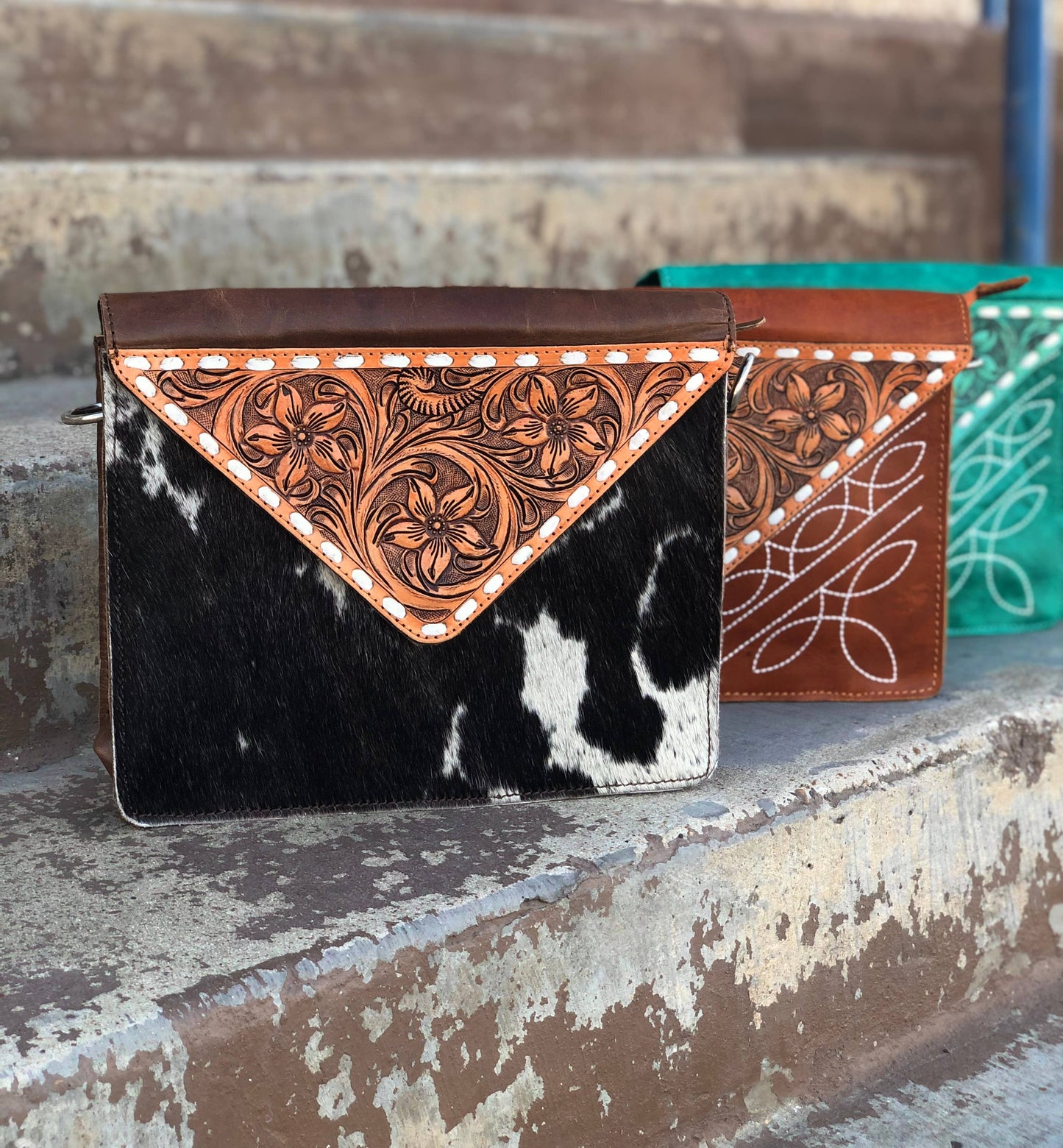Willie Cowhide Leather Crossbody   
