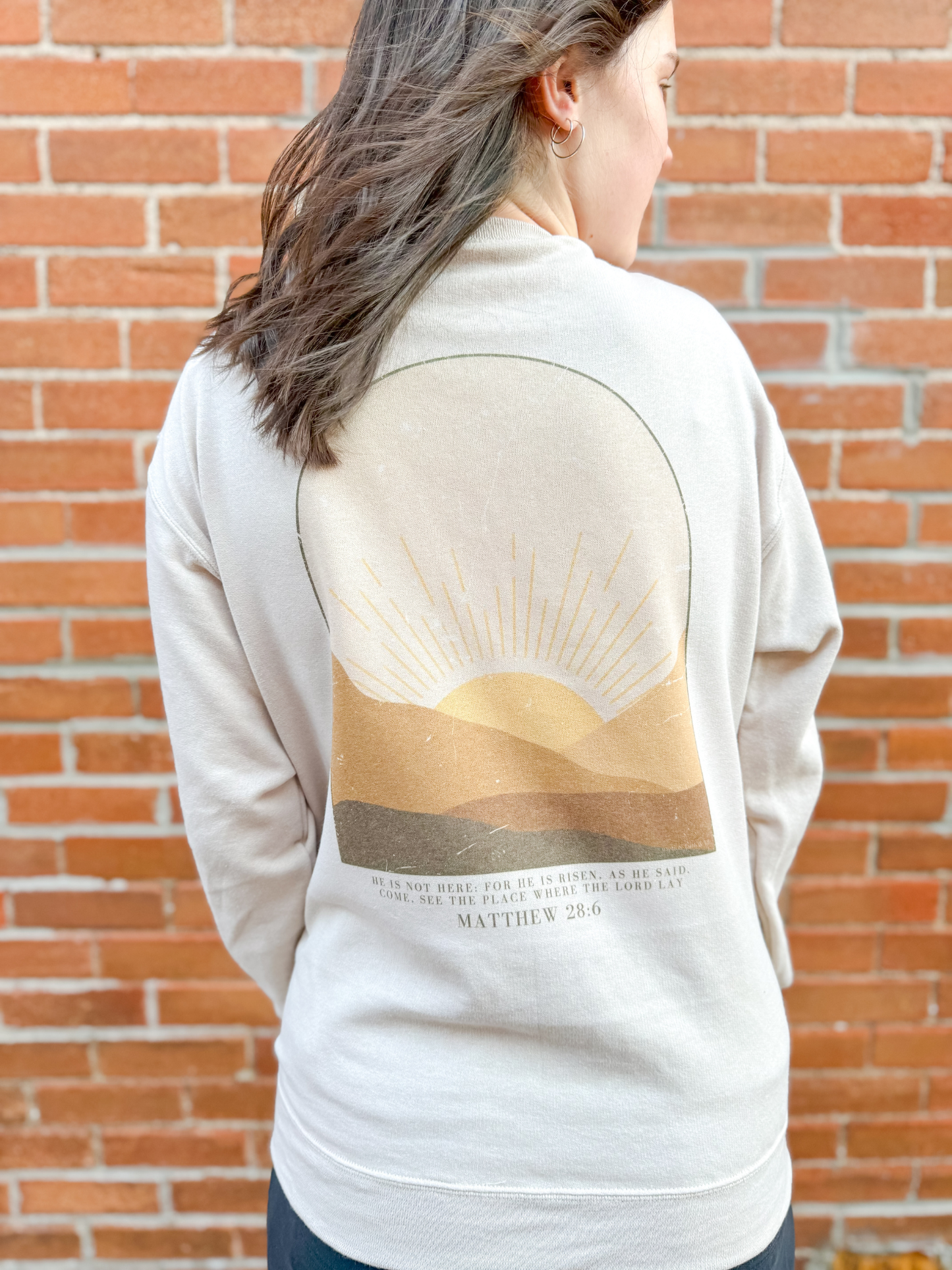 He Is Risen Crewneck