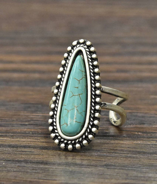 Turquoise Adjustable Ring