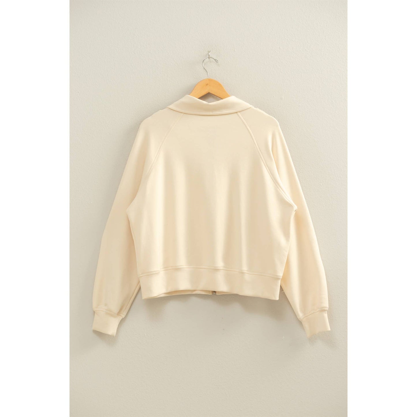 Scuba High Neck Long Sleeve Zip Jacket
