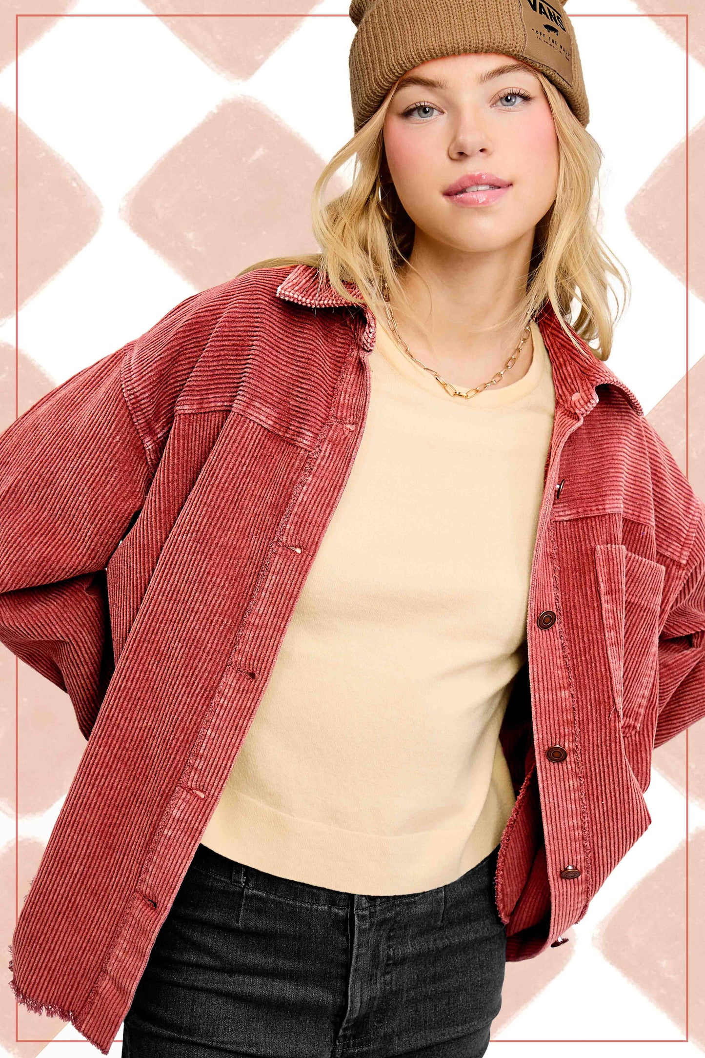 Oversized Corduroy Shacket