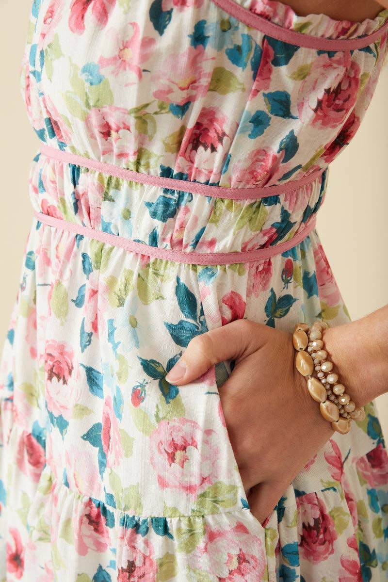 Women's Floral Tiered Dress