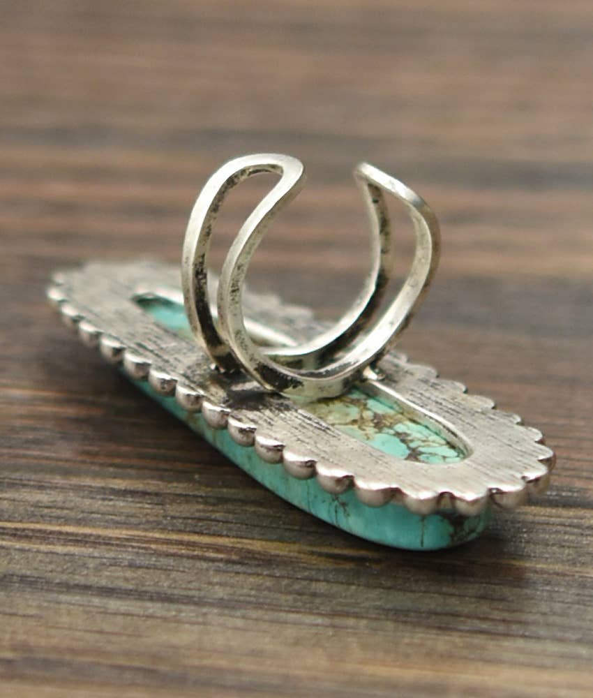 Turquoise Adjustable Ring