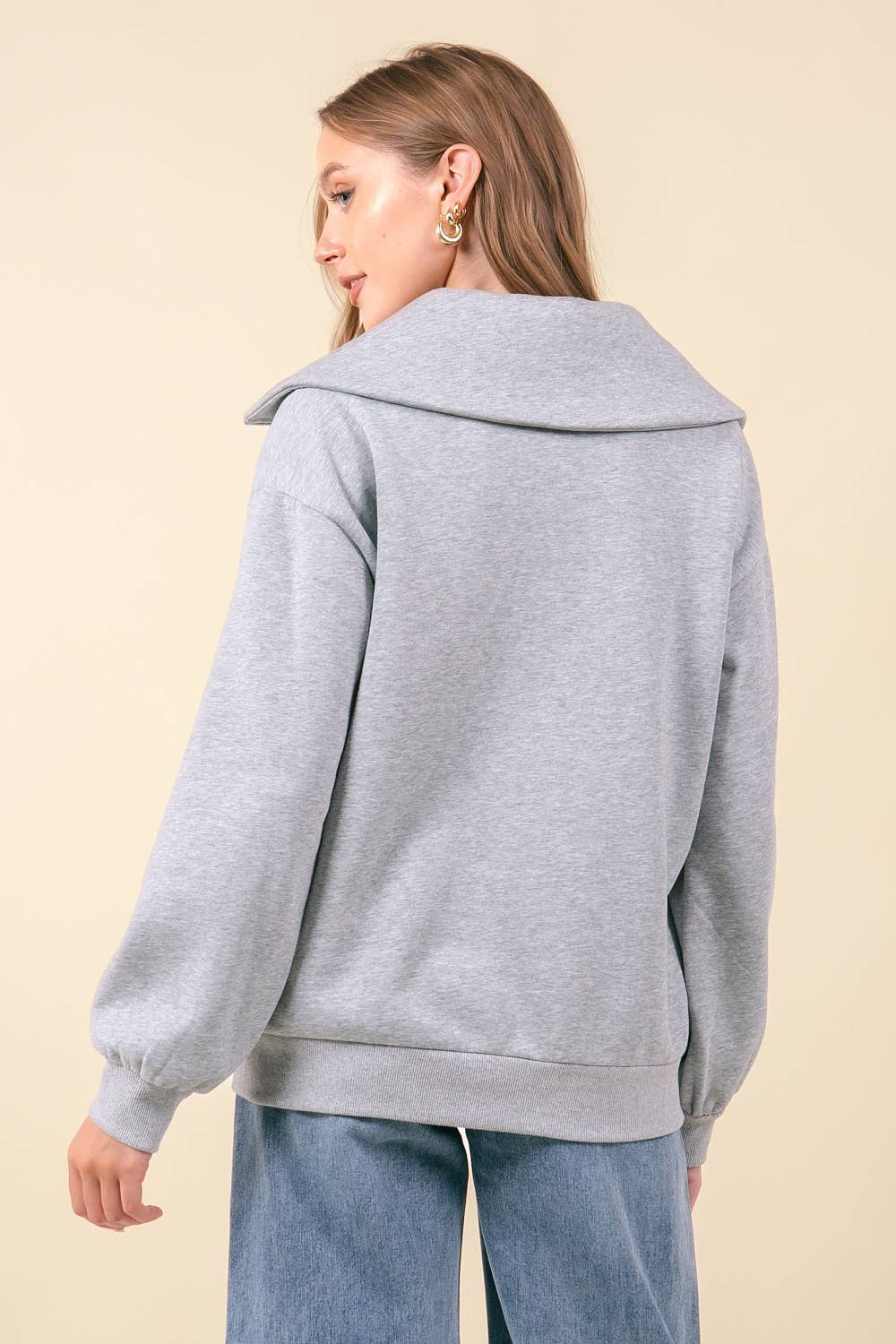 Santa Half Zip Sweatshirt