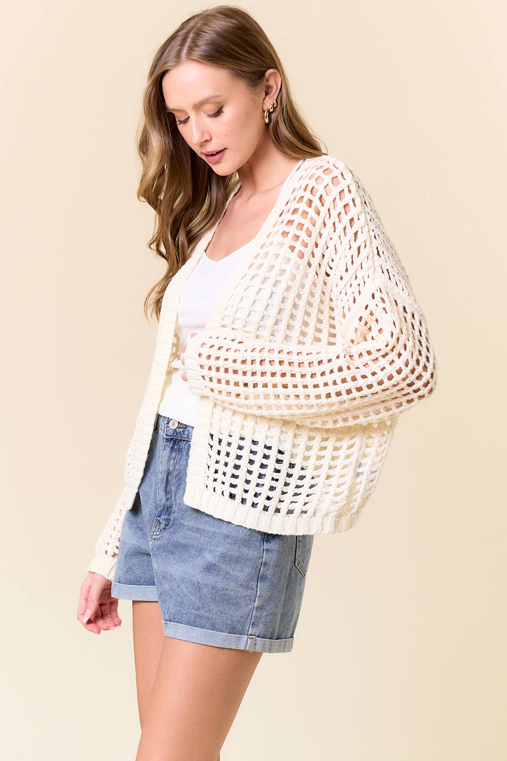 Devin Crochet Cardigan