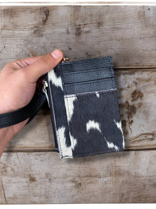 Wren Cowhide Wristlet