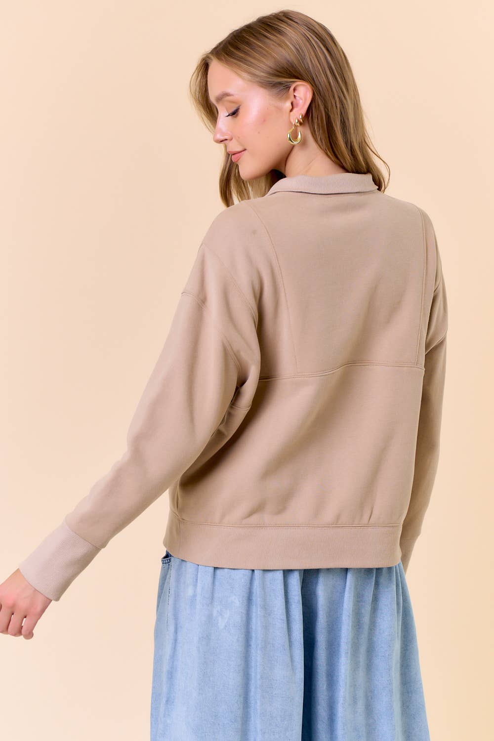 Dallas Half Zip Sweatshirt