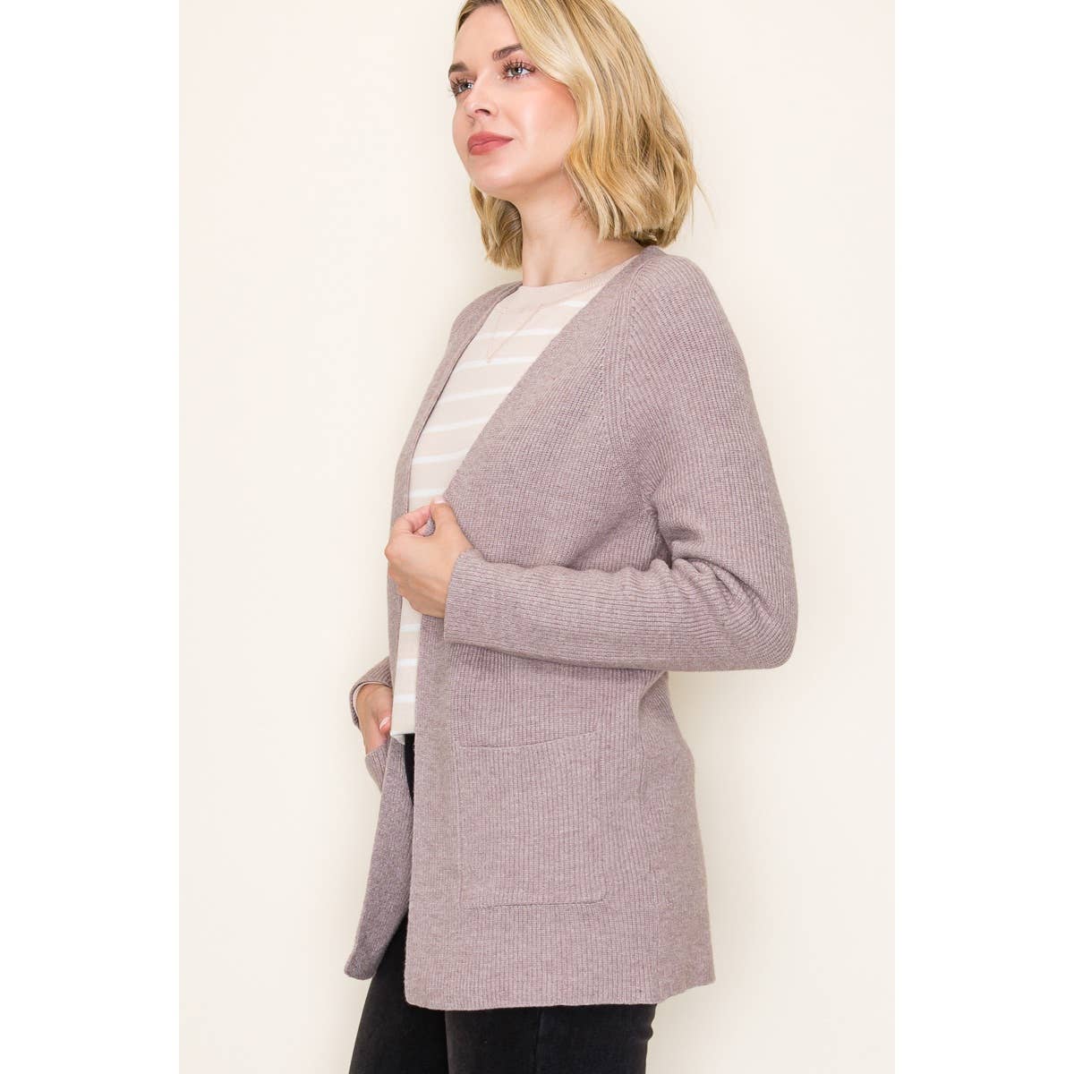 Open Front Cardigan