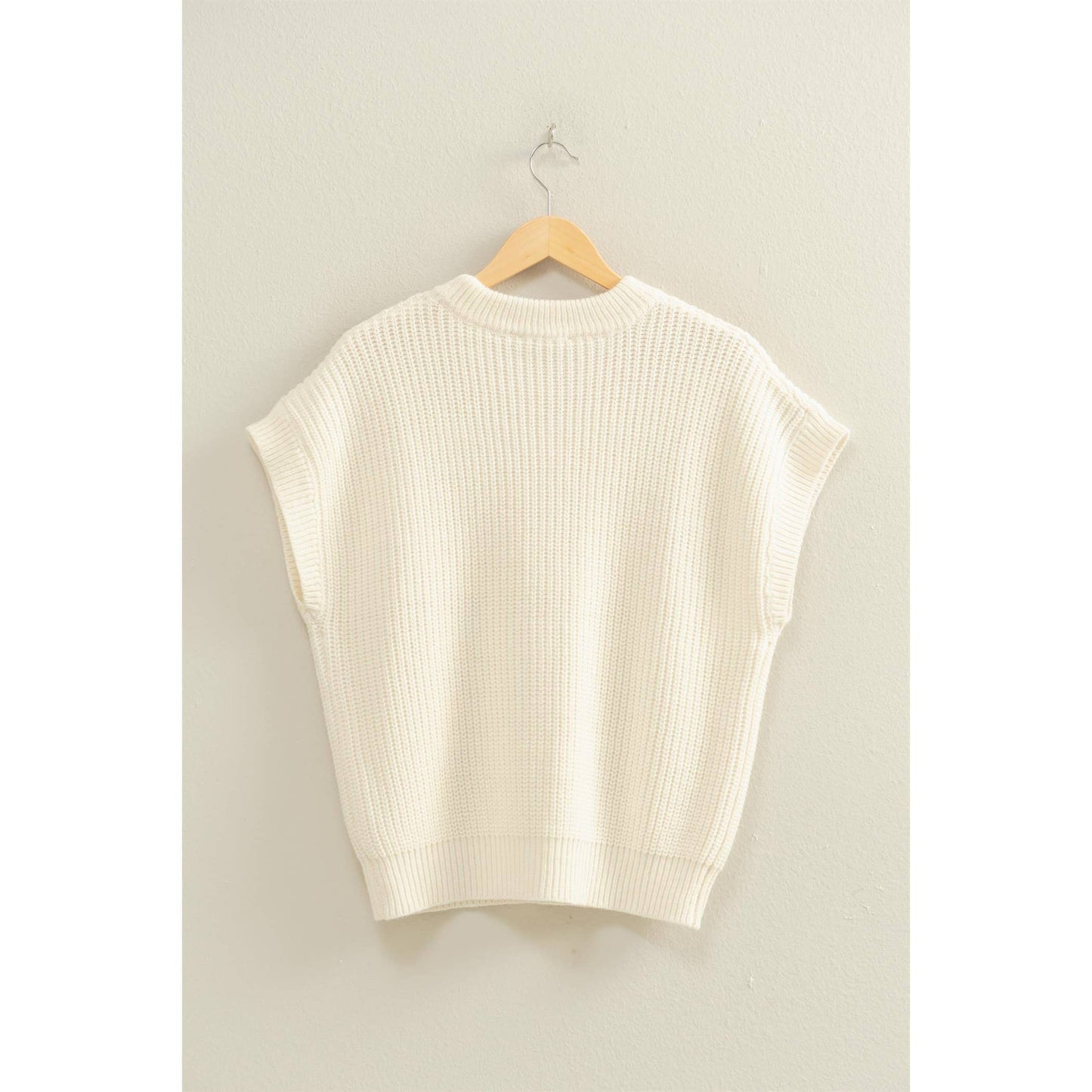 Short Sleeve Oversized Casual Sweater
