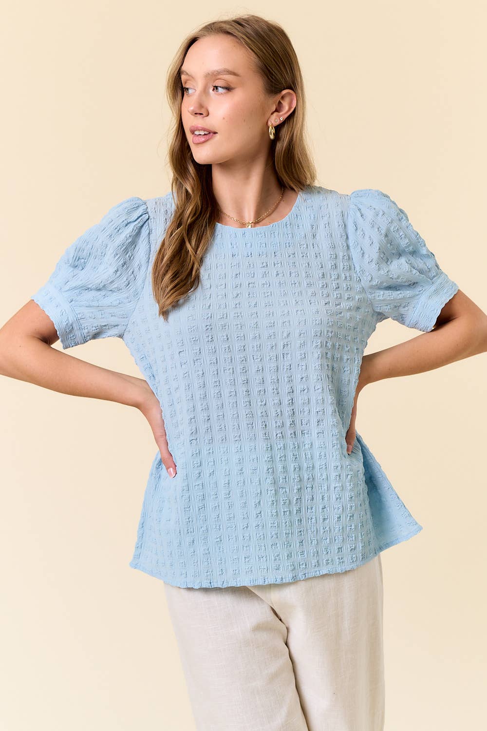 Danita Textured Blouse