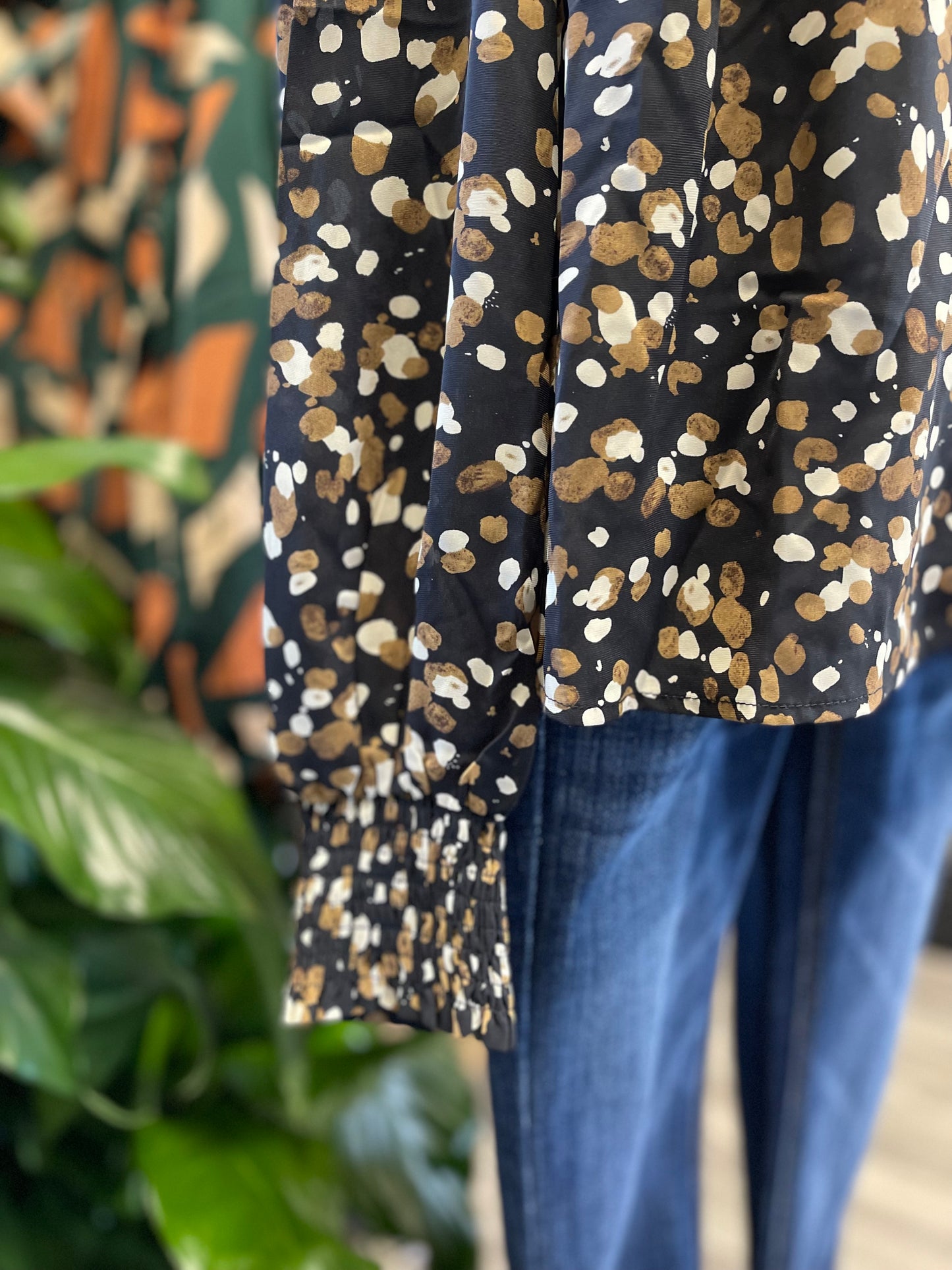 Demi Abstract Blouse