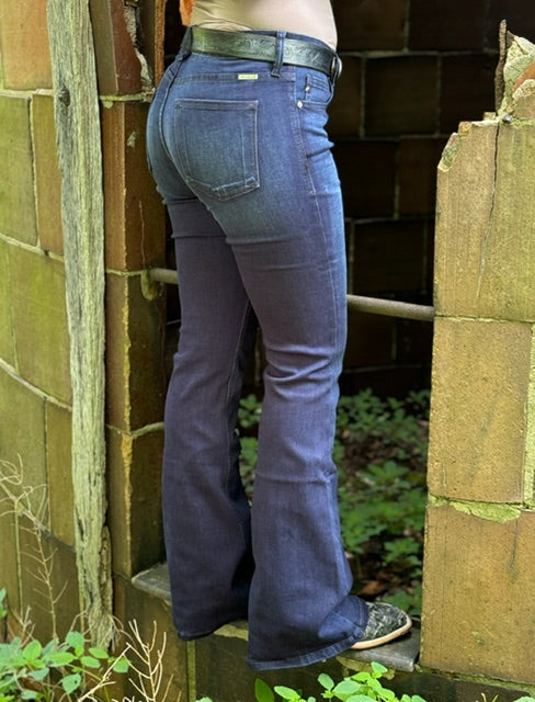 Mid-Rise Flare Jeans