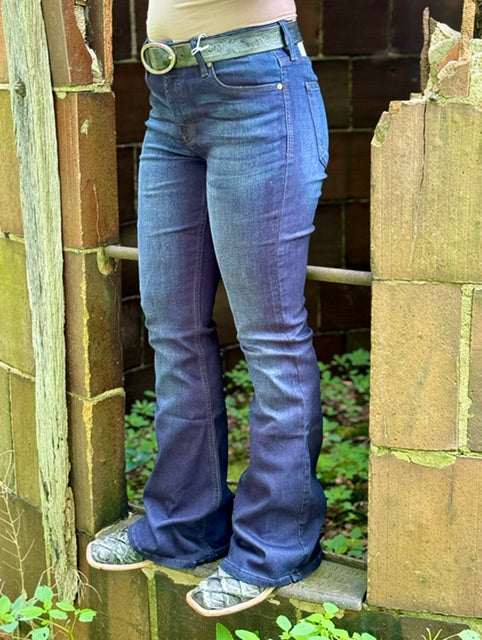 Mid-Rise Flare Jeans