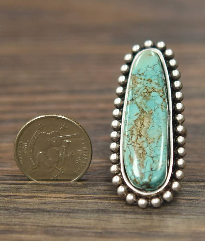 Turquoise Adjustable Ring