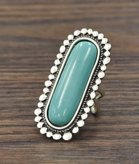Turquoise Adjustable Ring