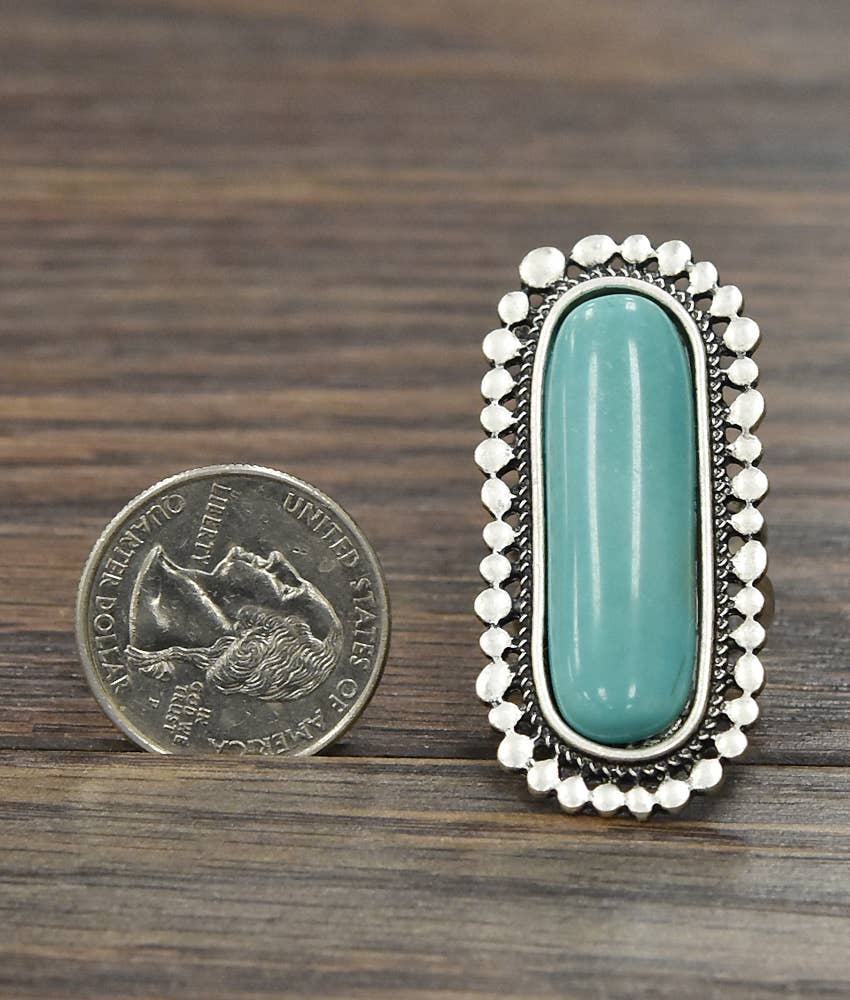 Turquoise Adjustable Ring