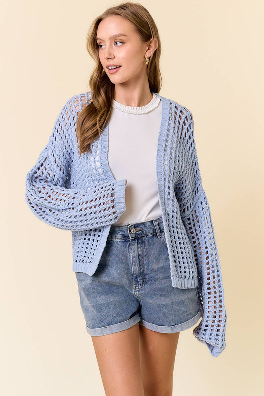 Devin Crochet Cardigan