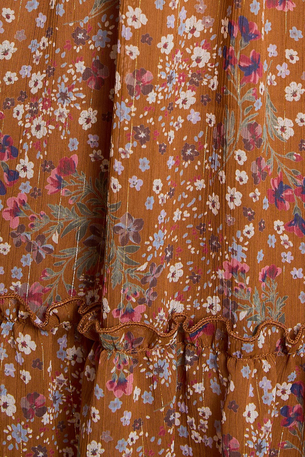 Long Sleeve Floral Print Dress