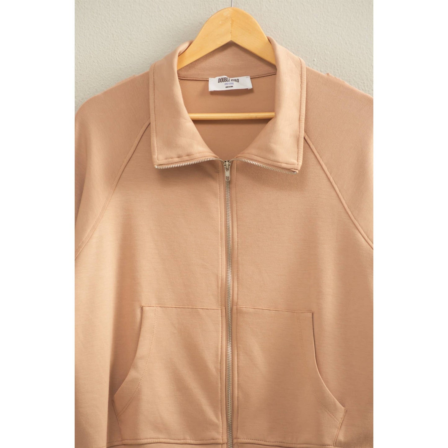 Scuba High Neck Long Sleeve Zip Jacket