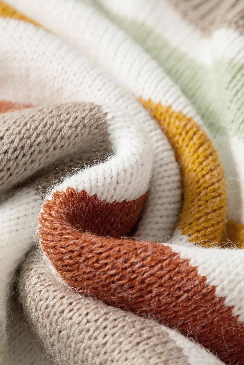 Stripe Crew Neck Sweater