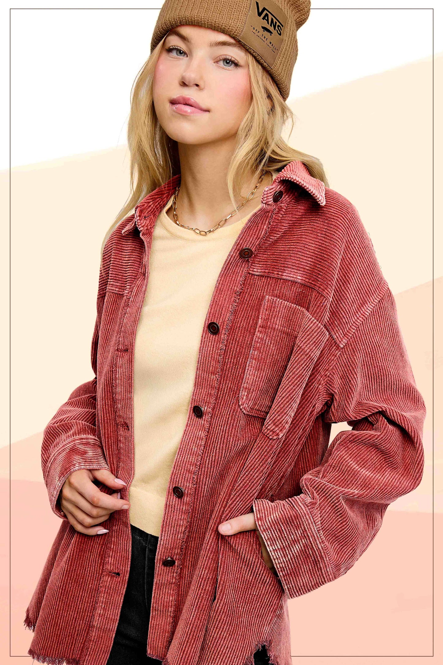 Oversized Corduroy Shacket