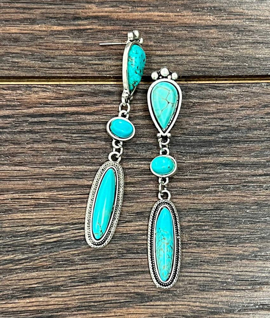 Turquoise Post Earrings