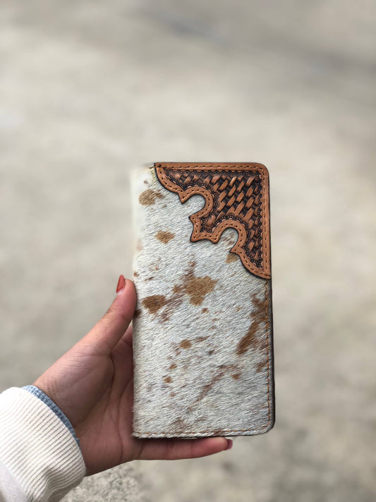 Jonas Cowhide Tooled Mens Wallet   