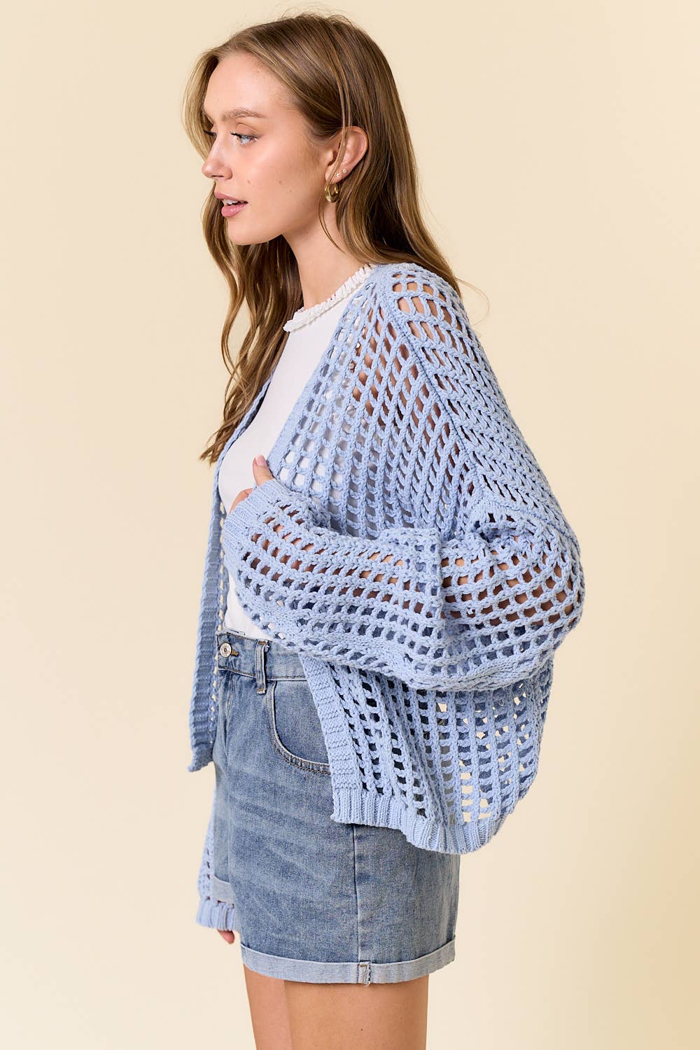 Devin Crochet Cardigan